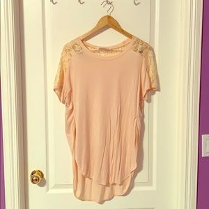 Peach high low top!